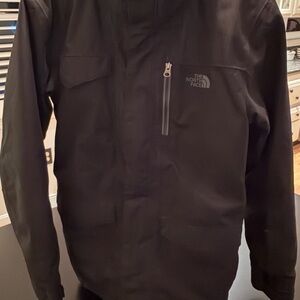 The North Face Men's Black Performance Jacket With Hood